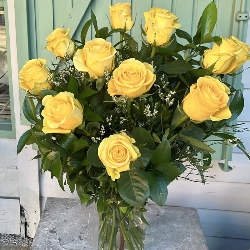 Ramo Love 12 rosas amarillas